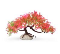 Yunmeryker Artificial Tree Aquarium Decoration, Ceramic Materials - Aquarium Landscaping - Unique Bonsai Design - Freshwater Tanks - EVA, Pink, style to 2, Pink