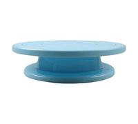 Yunmeryker Cake Decorating Turntable Cake Stand Rotating Plate Lightweight Food Grade Material Easy to Clean Suitable for Kitchen, Blue