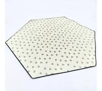 Yunmeryker Camping Mat and Sleeping Mat with Aluminium Foil, Hexagon Outdoor Mat with 2 Insulation Layers, Waterproof Picnic Roll Mat, Foam Beach Mat, 4mm Bear Pattern, Diagonal 250cm x Side 220cm
