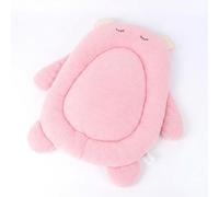 Yunmeryker Cartoon Dog Bed, Calming Cat Bed for Anxious Pets, Washable Oval Dog Beds 56x49cm, Soft Polyester Fibre, rose