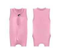 Yunmeryker Cat Recovery Suit with Fasteners, Anti-Licking Cat Suit for Post Surgery Care, Breathable Cat Belly Protector, Vest Style for All-Season Ease, S (2-4 catties, chest 28-34cm)
