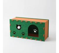 Yunmeryker Cat Tunnel Bed for Indoor Cats, Cozy Felt Scratcher, Multiple Sizes for Large Cats