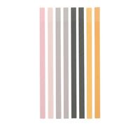 Yunmeryker Colored Sticky Tabs for Students, Transparent Index for Studying, See Through Flags for Highlighting, Pastel Stickers Markers, Coffee