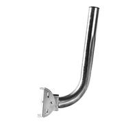 Yunmeryker Cordless Bridge Bracket Wall Mount Mast Adjustable Metal Stable Mount for Internet Access Office Building Industrial Warehouse, Stainless Steel