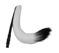 Yunmeryker Cosplay Animal Tail Costume Accessory Decorative Gift Disguise for Carnival Animals Theme Parties Festival, White