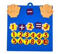 Yunmeryker Felt Finger Counting Toy, Educational Toy for Learning to Count with Numbers on The Hand.