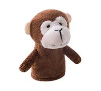 Yunmeryker Finger Puppet Animals Toy Children's Finger Puppet Hand Puppet Role-playing Toy Soft for Preschool Storytelling Decoration Children's Ro, Dark Brown monkey