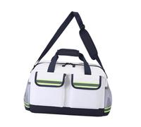 Yunmeryker First Aid Bag, Empty, with Shoulder Strap, Large Capacity, for Camping, Household And Family, Blue