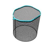Yunmeryker Fishing Landing Carbon Titanium Alloy Frame Nylon Mesh Zipper Quick Release Universal 8mm Screw Slot Design Suitable for Anglers Catching Big, 45cm