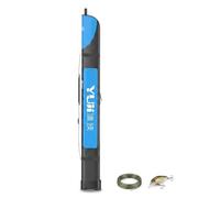 Yunmeryker Fishing Rod Case, 125cm 600D Oxford Rod Bag, Thickened Shockproof & Scratch Resistant Carry Bag with Stand, Travel Storage Pouch for Carp Angling Enthusiasts, Blue