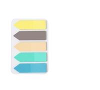 Yunmeryker Fluorescent Sticky Notes Page Markers, Waterproof Index Tabs for Books Notebooks, Filing for Studying Textbooks, 5 Colors 20 Sheets, Macaron 5-Color Set