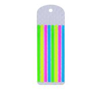 Yunmeryker Fluorescent Sticky Tabs for Students Studying, Translucent Flags for Textbooks, Colorful Bookmark Filing PET Index, Fluorescent Blue