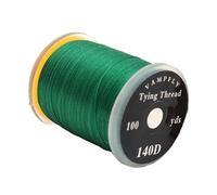 Yunmeryker Fly Tying Thread Braided Binding Wire Silky Yarn Flash Tinsel High Strength for Handcrafted Bait DIY Tool Suitable for Fishing, dark green