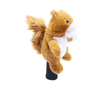 Yunmeryker Golf Driver Headcover with Animal Figure Cover, Soft, Golf Cover, Replacement Accessory for Adults, Training, Festive, Squirrel