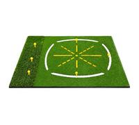 Yunmeryker Golf Mat for Home Simulator, 1.17m x 1.52m EVA Golf Practice Mat, Non-Slip Turf Layer for Indoor Outdoor Driving & Chipping, with Tee Holder, 1.17 * 1.52m EVA 10mm