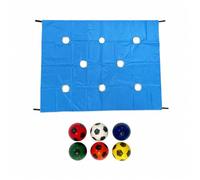Yunmeryker Group Building Game, Group Activity Game for Corporate group & Young People, Ice Breaker School Activity with 8 Hollow Balls, Four-color, Multicolor