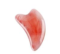 Yunmeryker Gua Sha Facial Massage Tool Resin Face Sculpting for Lifting, for Skincare and Beauty Enthusiasts, Pink, Heart-Shaped Gua Sha Board