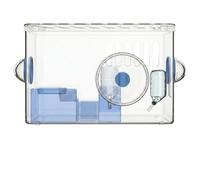 Yunmeryker Hamster Cage with Large Green Transparent Double Layer 40 * 25 * 48cm, Large Orange Transparent Single Layer 40 * 25 * 24.5cm, Blue, Blue