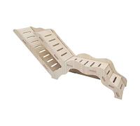 Yunmeryker Hamster House Wooden Hamster Ladder Cage Hideouts Exploration Toy Small Animal Chewable Burrow Playhouse for Syrian Hamster Dwarf Mice Gerbils Suitabl, Style A 42x16cm