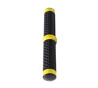 Yunmeryker Hand Grip Strength Forearm Roller Exerciser Bar Portable Wrist Arm Strengthening Accessory Made of TPE And Carbon Steel Spring Suitable F, Yellow 15KG