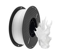 Yunmeryker High Speed PLA Filament 1.75mm for Printer, Matte for Prototyping and Modeling, for Hobbyists, 1kg Length, Round Disk Design, White