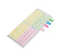 Yunmeryker Index Tabs Sticky Notes, Colorful PET Transparent Flag Markers for Reading and Note Taking, Repositionable Bookmark for Students Books, Yellow Pink