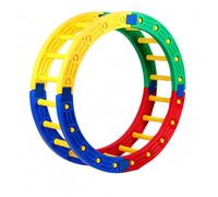 Yunmeryker Indoor Climbing Frame for Young Children 3-6 Years, Multicolored Non Slip Climbing Arch, 132x68x42cm Kids Play Arch for Early Education, Red, Blue, Green, Yellow
