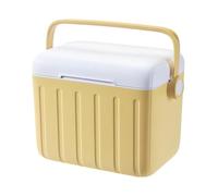 Yunmeryker Insulated Box Designed As A Multifunctional And Storage Container with A 6L Capacity for Transporting, White Yellow