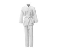 Yunmeryker Karate Uniform for Karate, Long Sleeve, Belt And Breathable Polyester Cotton, Suitable for Students, Instructors And, 130