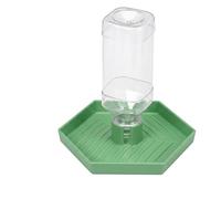 Yunmeryker Large Capacity Reptile Drinkers and Reptile Water Dispenser, Automatic Waterer for Geckos and Snakes, Force-fed Escape-resistant Feeder, emerald