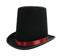 Yunmeryker Magician Top Hat Prop Costume Polyester Festive Elegant Suitable for Shows Night Parties Formal Events Banquets Ser, Height 13cm C 54CM