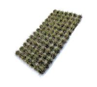 Yunmeryker Miniature Grass Tufts Cluster Model Artificial Railway Train Decor Sand Layout DIY Nylon Fiber Material Self Sticky Suitable for Diorama Scenery, Yellow Green