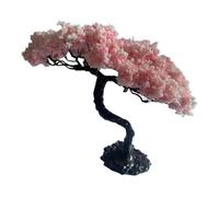 Yunmeryker Miniature Model Miniature Tree Model Cherry Blossom Tree Ornament Train Scenery Architecture Tree Powder Material Realistic Details
