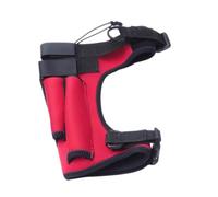 Yunmeryker Neoprene Diver's Leg Strap, Adjustable Leg Knife Holder, Strap Holder, Flexible Knife Wrapping Strap System for Sailing, Camping, Canoeing, And Bo, Red