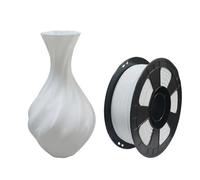 Yunmeryker PETG 3D Printer Filament 1.75mm White, High Speed for Bamboo-Based Printers, Dimensional Accuracy for Rapid Prototyping