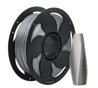 Yunmeryker PETG Printer Filament 1.75mm Diameter, 1KG Spool for Fused Deposition Modeling Printers, No Stringing Bubble, Strong Toughness Manufacturing, Metallic Silver