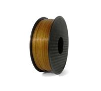 Yunmeryker PLA 1.75mm Diameter Rainbow Multicolor for Hobbyists, Shiny Gradient Printer Material, Decorative 1kg Spool, Colorful Marble Design, Gold