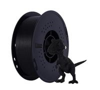 Yunmeryker PLA 3D Printer Filament 1.75mm, High Speed 1kg Spool for Fused Deposition Modeling Printers, Dimensional Accuracy Material for Beginners, Carbon Black