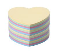 Yunmeryker Postits Sticky Notes Colorful Shaped Design for Students, Cute Stationery Note Taking for Office Use, 100 Sheets Self with Removable Backing, Blue, Pink, Yellow, Green