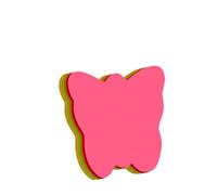 Yunmeryker Postits Sticky Notes Fluorescent, Colorful Pads for Children Studying Essentials, Teacher Appreciation Gifts Small Size 100 Sheets, Fluorescent Butterfly Shape