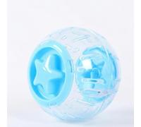 Yunmeryker Quiet 17cm Hamster Ball with Sky Design, Enclosed Hamster Ball for Dwarf Hamsters and Guinea Pigs, Freestanding Exercise, ocean depths Blue
