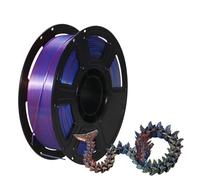 Yunmeryker Rainbow Filament Multicolor Gradient, PLA 1KG Spool for Printer Hobbyists Prototyping Modeling Consumables