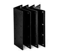 Yunmeryker Raised Beds for Garden Steel Angle Brackets with Fasteners, Heavy Duty Corner Brackets for Raised Planter, Powder Coated DIY Garden Beds, Steel , 8