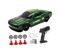 Yunmeryker RC Tyre Car 1/43 Scale Model with Advanced Control Functions, Maximum Speed of 15 Km/h, Body And Stylish Design, Suitable for, Green