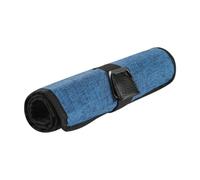 Yunmeryker Roll-up Toiletry Bag for Men, Pouch, Compartmented Toiletry Bag, Made of Water-Resistant Polyurethane, Ideal for, Blue