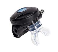 Yunmeryker Scuba Diving Second Stage Regulator with Breathing Control, Comfortable Silicone, Brass Connection for Diving, Recreational Water A, Black