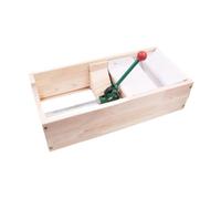 Yunmeryker Semi-Automatic Roller Winder for Homemade Accessories. Sturdy, Adjustable Wooden Construction (21.6 X 9.6 X 5.6 Inches).