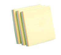 Yunmeryker Shaped Sticky Notes 3x3 Inches, Colorful Self for Students, Individually Wrapped Studying Essentials for Reminders, Assorted Colors