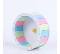 Yunmeryker Silent Hamster Wheel with Textured Running Area, Hamster Wheel for Dwarf Breeds, Removable Open Ventilation Design with Mounting Bracket, 16cm Diameter