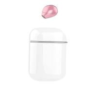 Yunmeryker Single Earbud Mini Bluetooth Earbuds Invisible Headphones Earpiece Waterproof Discreet Design for Cell Phone Work Suitable for, Pink